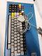 Vintage Texscan Msi Blue Rare Metal Government Keyboard A Remarkable Find! Euc