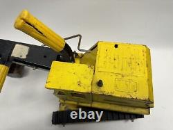 Vintage Tonka Crawler Backhoe Excavator Metal withRare Yellow Handle