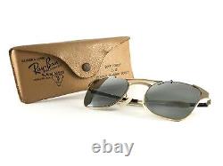 Vintage Ultra Rare Ray Ban Deep Freeze Signet 52' 12k Gold Filled B&l Sunglasses