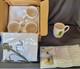 Vintage Very Rare Frog Family Mug Set With Metal Stand Sears 70's Lilly Pad