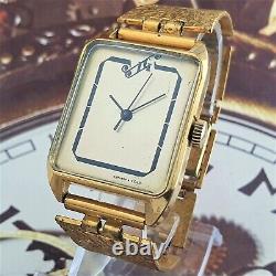 Vintage Watch USSR Luch VERY RARE Soviet WristWatch Poljot 2209 Gold Plated