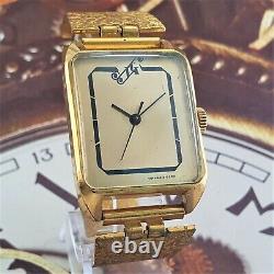 Vintage Watch USSR Luch VERY RARE Soviet WristWatch Poljot 2209 Gold Plated