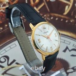 Vintage Watch USSR RAKETA 2609B 21Jewels Very Rare Soviet Wristwatch Gold Plated