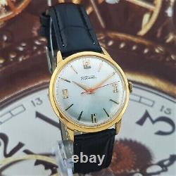 Vintage Watch USSR RAKETA 2609B 21Jewels Very Rare Soviet Wristwatch Gold Plated