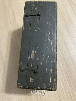 Vintage Ww2 U. S. Army Metal Stamping Set In Original Box For Dog Tags Rare