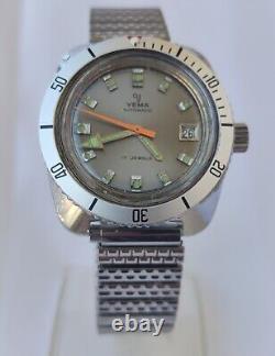Vintage YEMA Automatic Diver watch FE 3611 Caliber working condition RARE