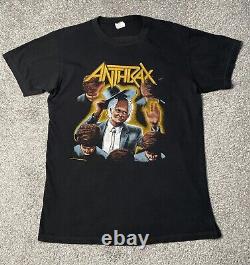 Vintage anthrax thrash metal shirt 1987 among the living tour rare European