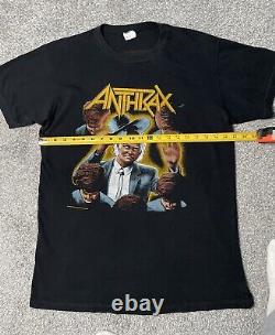 Vintage anthrax thrash metal shirt 1987 among the living tour rare European