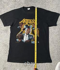 Vintage anthrax thrash metal shirt 1987 among the living tour rare European