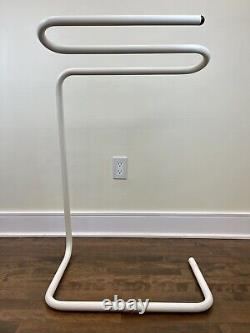 Vintage metal tubular valet stand Vintage metal coat stand RARE