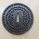 Vintage Rare Tsuba Sword Katana Guard Metal Japanese From Japan