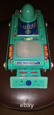 Vintage rare space tank metal Japan toy