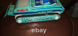 Vintage rare space tank metal Japan toy