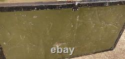 Vintage/retro/rare Cunard Line metal trunk/steamer -Queen Mary-Prop Free Uk P&P