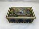 Vintage Victorian Style Metal Music Box With Wind Up Humming Bird/ Rare/stunning