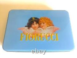 Vtg 1980's Rare Fiorucci New Wave Italian Fashion Iconic Cherubs Angels Tin Box