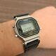 Vtg 1980s Metal Casio Chronograph Alarm Dw-5600 (691) Japan H Digital Watch Rare