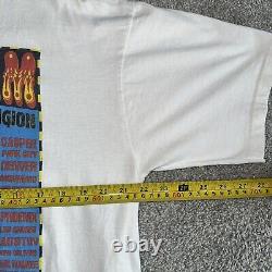Vtg 90s 1995 Pearl Jam Bad Religion Ticket Master Boycott Tshirt Sz XL Very Rare