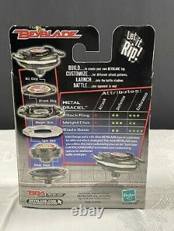 Vtg. RARE Hasbro BEYBLADE METAL DRACIEL BBA40- OLD GENERATION New, Sealed