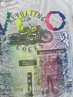 Vtg rare Revolting Cocks Revo World Tour MCMXC band Metal Belgian Rock grunge 80