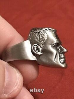 WWF WWE John Cena Face Metal Finger Ring wcw ecw rare vintage figure shirt