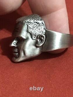 WWF WWE John Cena Face Metal Finger Ring wcw ecw rare vintage figure shirt