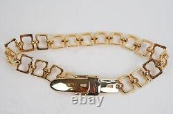 Women's original vintage rare metal (gold) belt Guy Laroche 1980-1990 years