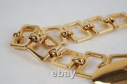 Women's original vintage rare metal (gold) belt Guy Laroche 1980-1990 years