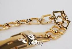 Women's original vintage rare metal (gold) belt Guy Laroche 1980-1990 years