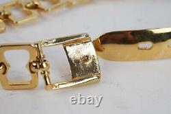 Women's original vintage rare metal (gold) belt Guy Laroche 1980-1990 years