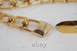 Women's original vintage rare metal (gold) belt Guy Laroche 1980-1990 years