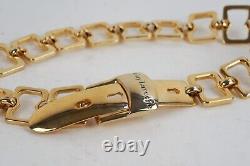 Women's original vintage rare metal (gold) belt Guy Laroche 1980-1990 years