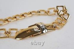 Women's original vintage rare metal (gold) belt Guy Laroche 1980-1990 years